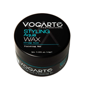 Hair Styling Aqua Wax for Men, Strong Hold & Shiny Finish, 3.52 Oz