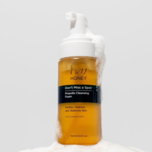 Don'T Miss a Spot Propolis & Green Tea Facial Foaming Cleanser | Removes Skin Oil and Other Pollutants from Your Skin | 5 Oz Cleansing Gentle Calming