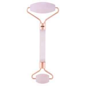 Face Massage Rollers - Enhances Glow and Firms Skin - Helps Absorb Facial Products - Releases Tension - Rose Quartz - 1 Pc