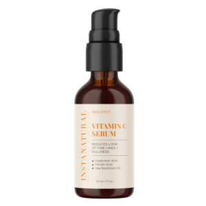 Vitamin C Face Serum, Brightens, Hydrates and Reduces Signs of Aging, with Vitamin C, Hyaluronic and Ferulic Acid, 1 FL Oz