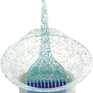 Hair Coloring Dyeing Kit Salon Hair Dye Brush Bowl Set Hairdressing Styling Accessories 2PCS Blue Hair Coloring Dyeing Kit