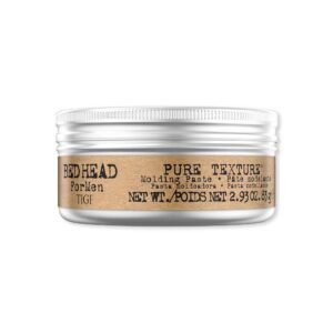 Bed Head for Men Pure Texture Hair Molding Paste - Use for Texture & Separation - Versatile Cream-To-Paste Fusion - for Men'S Hairstyles - Use on Damp & Dry Hair - 2.93 Oz (2 Pack)