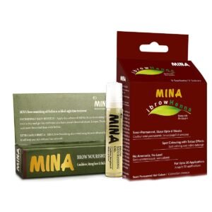 MINA Ibrow Professional Hair Color Kit Regular Pack Burgundy (Burgundy with Nourishing Oil)