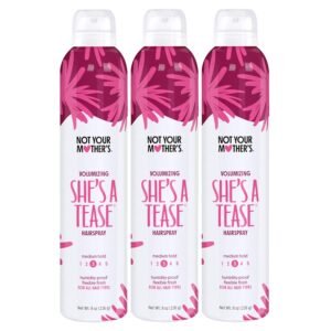 She'S a Tease Hairspray (3-Pack) - 8 Oz - Volumizing Hairspray - Firm yet Flexible Hold for Volume That Lasts