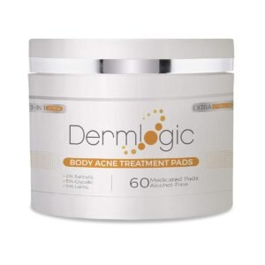 Acne Treatment Pads-Contains Glycolic, Lactic, Salicylic Acid. Eliminates Oily Skin, Clogged Pores & Cystic Breakouts. Removes Dark Spots, Whitehead & Blackhead Pimples for Face & Body.