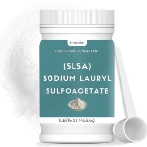 1 Pound SLSA Powder for Making Bath Bombs, Premium SLSA Sodium Lauryl Sulfoacetate Powder, Amazing Bubbles, Gentle on Skin, Suitable for Making Bath Bombs, Bath Truffles and More