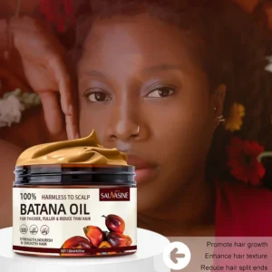 Raw Batana Oil for Hair Growth 100% Pure and Natural Batana Oil for Treating Hair Loss Anti-Breakage Hair Loss Treatment