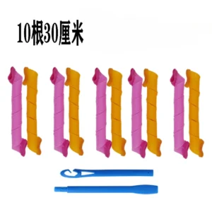 10Pcs Portable Magic Hair Curler Wave Formers Hair Styling Accessories Hair Styling Tool DIY Rollers