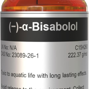 (-)-A-Bisabolol | Ideal for Skin Care, Cosmetics, and Aromatherapy | 30Ml (1 Fl Oz)