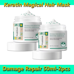 Keratin Hair Mask Repair Damage Anti-Frizz Dry Hair Cream Smoothing Straightening Restore Soft Shiny-Boosting Hair Care Products