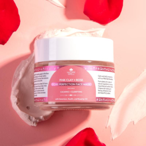 Nature Spell Australian Pink Clay & Rose Pore Perfection Face Mask 3.38 Fl Oz