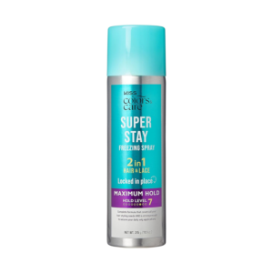 Maximum Hold 2-In-1 Super Stay Freezing Spray, 11.1 Oz. - Daily Hair Styling, Safe on Skin & Hair, Easy Wash Out, Humidity Resistant, Sweat Resistant, Spring Floral Scent