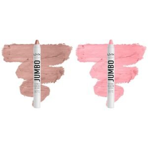 Jumbo Eye Pencil Duo - Iced Latte & Sherbet Blendable Eyeshadow Stick & Eyeliner Pencils