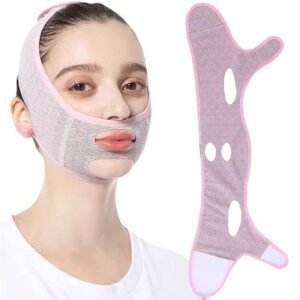 Beauty Face Sculpting Sleep Mask, Reusable V Line Lifting Mask Facial Slimming Strap, Chin up Mask Face Lifting Belt, Face Tightening Chin Mask (1PC)