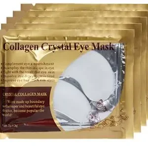 20Pcs=10Pairs Gold Collagen Crystal Eye Mask Skincare Eye Patches Firming Moisturizing Nourishing Eye Skin Care Products