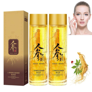 2Bottle Ginseng Extract Liquid,Ginseng Serum Water Ginseng Gold Peptide anti Wrinkle Serum Ginseng Oil Skin Tightening Products Facial Products Hydrating Essence anti Wrinkle Tightening Serum