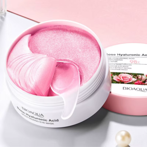 60Pcs BIOAQUA Rose Hyaluronic Acid Eye Mask anti Dark Circles Eye Bags Moisturizing Firming Eye Patches Skin Care Products